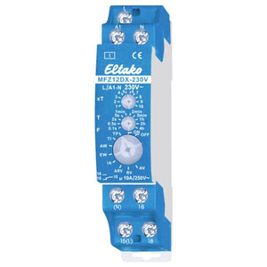 B-Ware Eltako Zeitrelais MFZ12DX-230V 1 Wechsler 230V AC 10A Zeitbereich 0,1-14400s