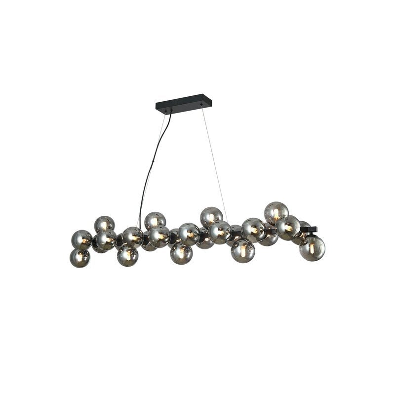 Lucande Hängeleuchte Naelen Hängelampe Deckenlampe schwarz/grau SIEHE TEXT/FOTO - 4251911778687