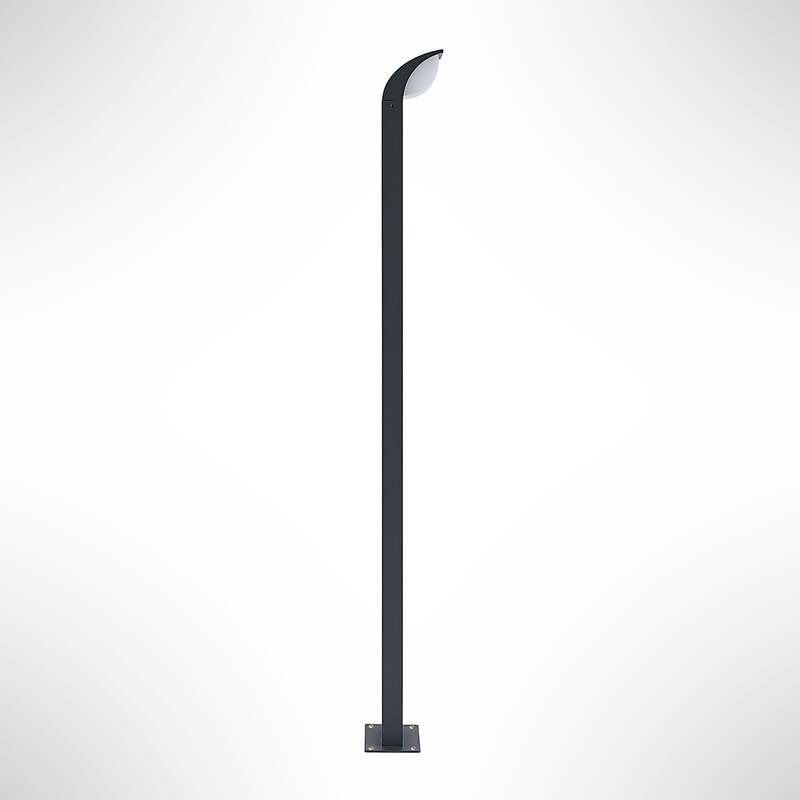 Lucande Wegeleuchte Gartenleuchte Tinna LED Pollerleuchte anthrazit 100cm IP65 - 4251096582406