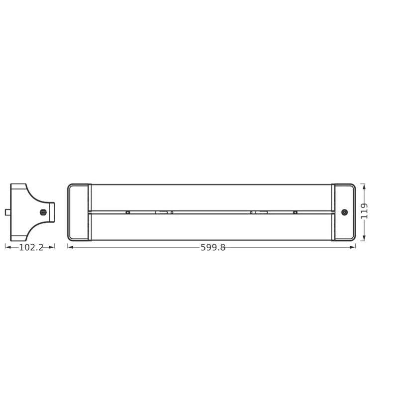 LEDVANCE Büro Plafonnier Leuchte rotierender Lichtkörper 24W 2700lm schwarz - 4099854185007
