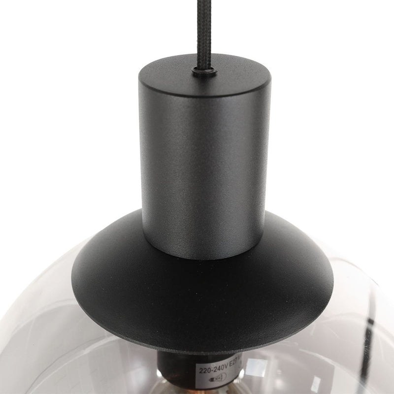 Steinhauer Hängeleuchte Bollique LED Pendelleuchte dimmbar schwarz 5-flammig - 8712746172997