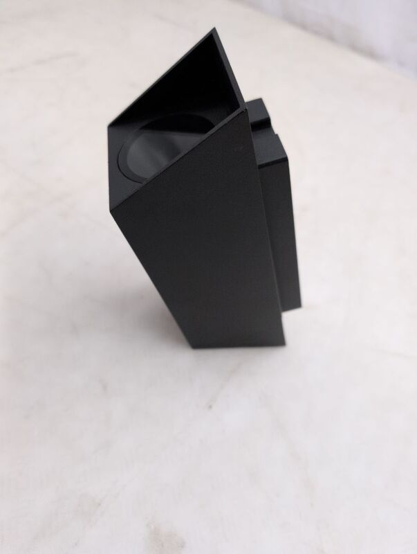 Nordlux Wandleuchte Aluminium Schwarz Up & Down IP54 2x GU10 dimmbar Leuchte - 5704924012426