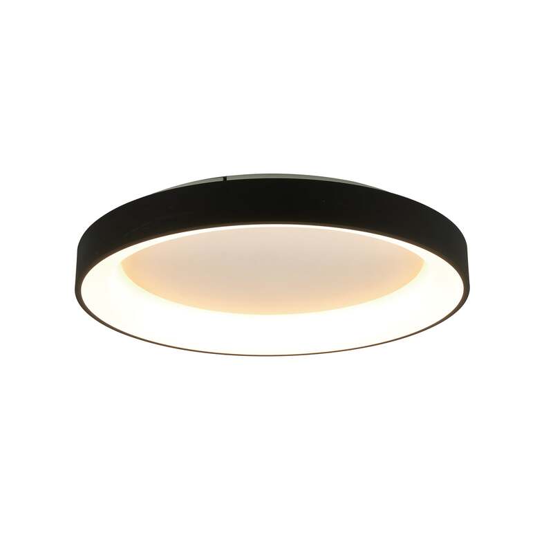 LED-Deckenlampe Niseko II CCT Fernbedienung 65cm schwarz dimmbar 7300lm - 8435153285806
