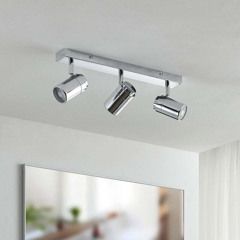 Lindby Remilan Deckenstrahler chrom lang Deckenlampe Deckenleuchte Lampe Leuchte - 4251911732283