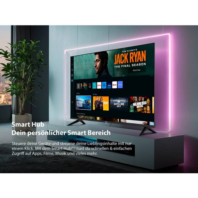 DYON Ultimax 32F-TI LED-TV 80 cm Full HD Smart TV WLAN 3 HDMI 2 USB schwarz - 4260552544322