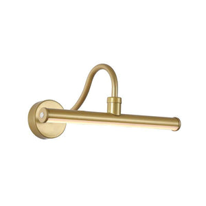 B-Ware Searchlight LED Wandlampe Vigo dimmbar Touchdimmer warmweiß goldfarben 30cm