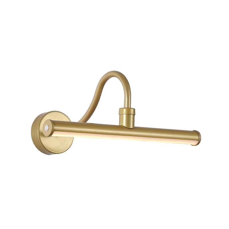 Searchlight LED Wandlampe Vigo dimmbar Touchdimmer warmweiß goldfarben 30cm - 5053423298405