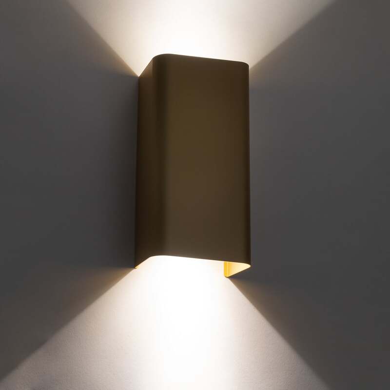 Wandleuchte Bergen goldfarben 23 cm GU10 dimmbar Nowodvorski Lighting - 5903139104555