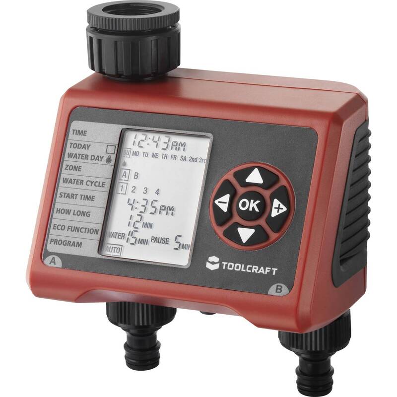 Toolcraft Bewässerungssteuerung Easy Duo Gartenbewässerung digital IPX5 1-240min - 4064161186009