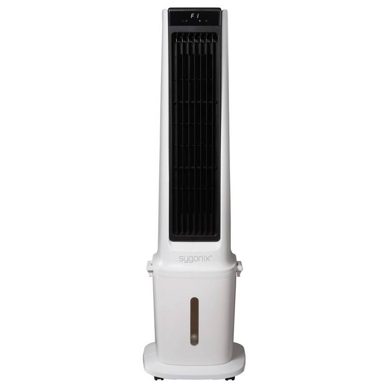 Sygonix Luftkühler 90W Oszillierend Tower-Ventilator Fernbedienung LED-Display - 4064161489513