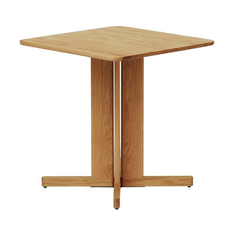 Form & Refine Quatrefoil Tisch Beistelltisch Holztisch Esstisch 68 x 68 cm Eiche - 5714942012605