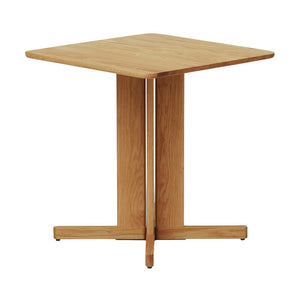 B-Ware Form & Refine Quatrefoil Tisch Beistelltisch Holztisch Esstisch 68 x 68 cm Eiche