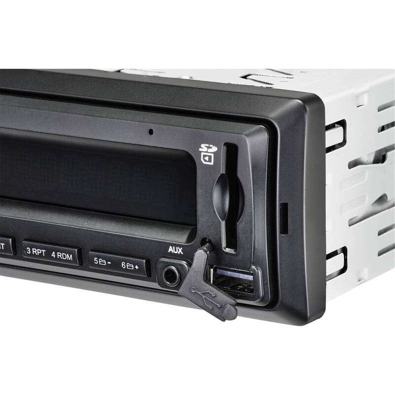 Renkforce Autoradio DAB+ Tuner Bluetooth Freisprecheinrichtung Schwarz 4x40W - 4064161178042