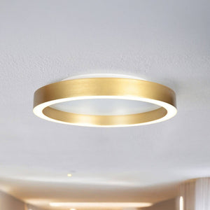 B-Ware Steinhauer Ringlux Gold-coloured LED Ceiling Lamp, Ø 30 Cm, Metal, 2,700 K