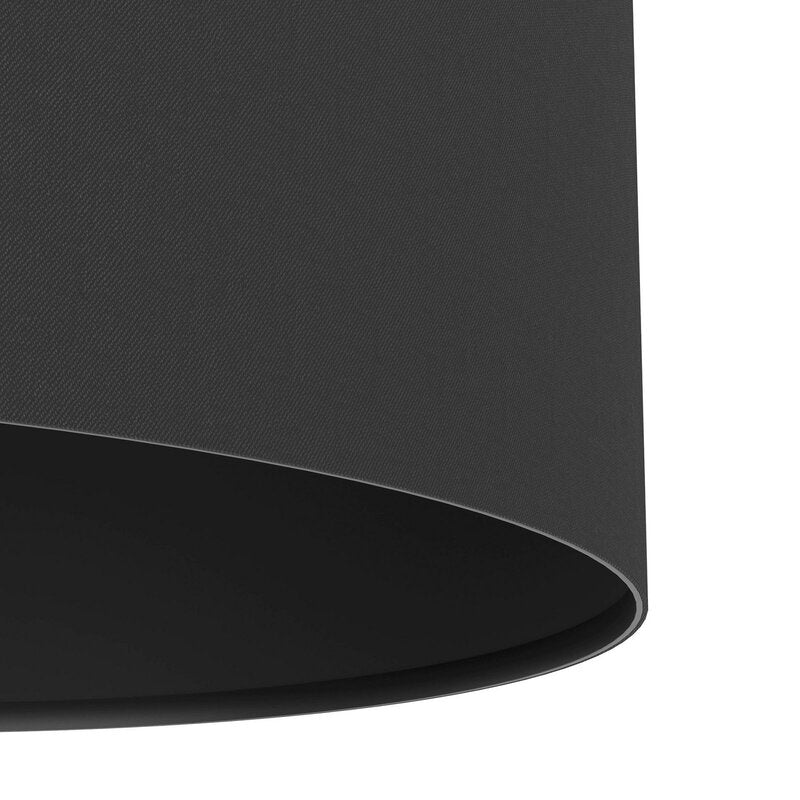 Eglo Stehleuchte Stehlampe Maserlo Standleuchte Höhe 151 cm Stoff/Stahl schwarz - 9002759990466