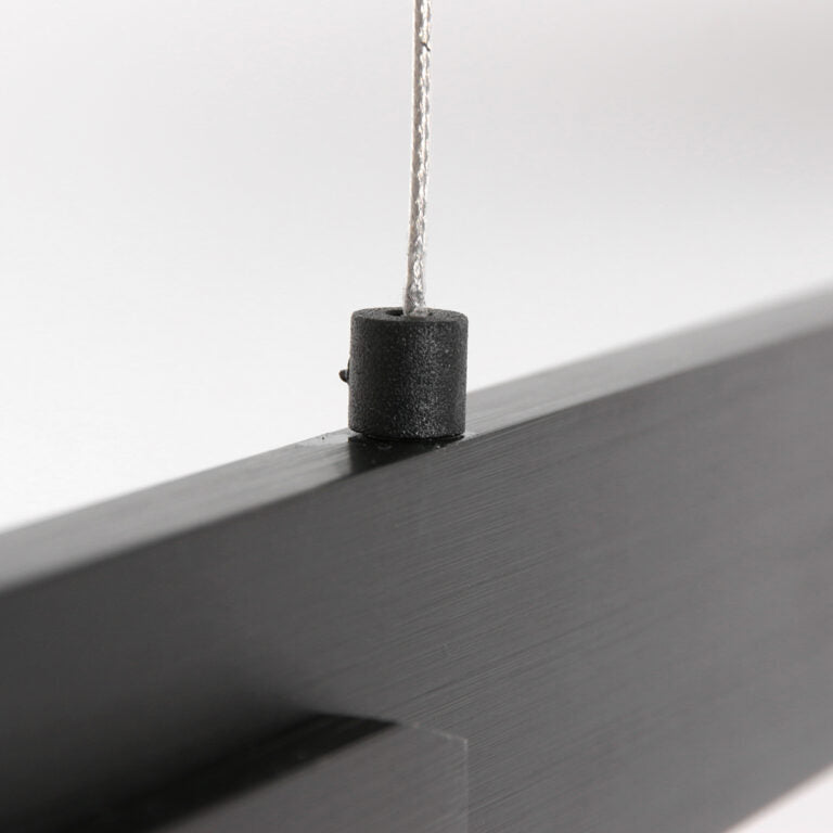 Steinhauer Hängelampe Bloc LED Pendelleuchte Lampe schwarz 171cm Kabelaufhängung - 8712746148275