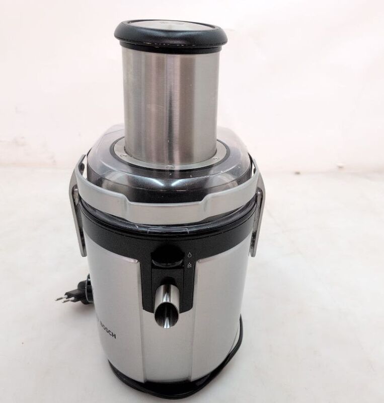 Bosch Entsafter MES4010 1200W Saftpresse Küchenmaschine Silber 3l effizient - 4242002770062