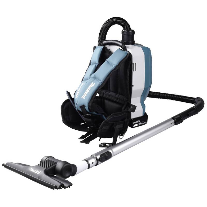 Makita Akku-Rucksackstaubsauger 2x18V akkubetrieben Staubsauger 70dB türkis - 88381870016