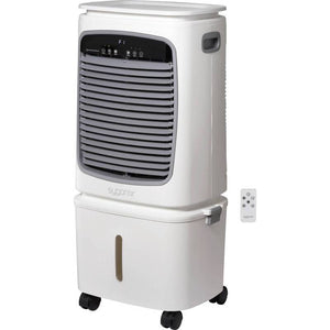 B-Ware Sygonix Luftkühler 80W Klimagerät Ventilator mit Fernbedienung Timer Weiß Kühler