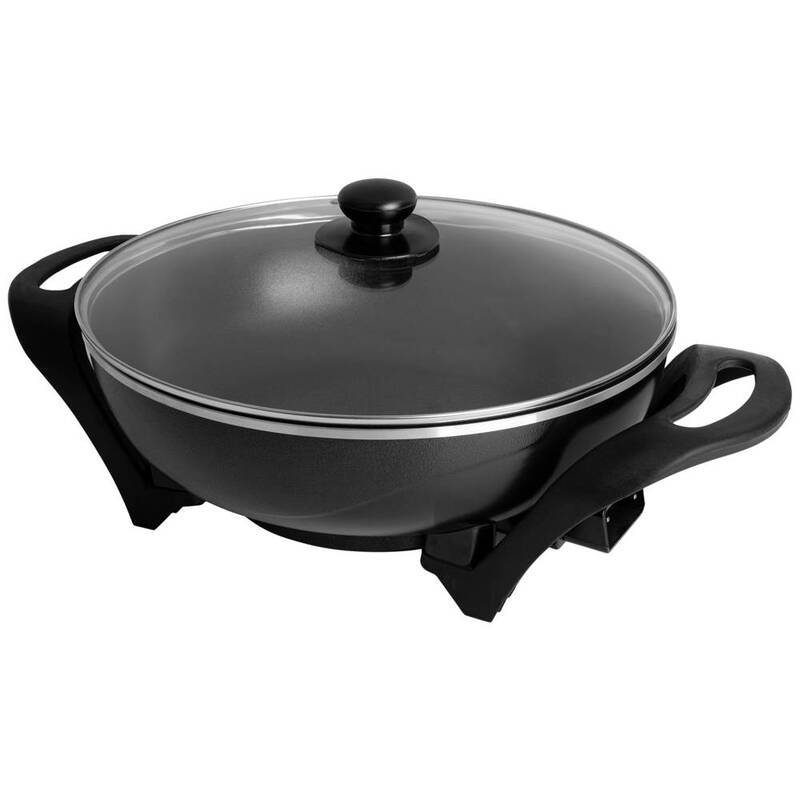 Tristar PZ-9130 Elektro-Wok Elektrische Wokpfanne Elektropfanne Pfanne Schwarz - 8713016109590