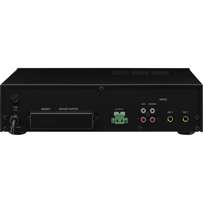 Monacor PA-704 ELA-Verstärker 70W 4-Kanal Audioverstärker Cinch-Eingang 100V - 4007754274240