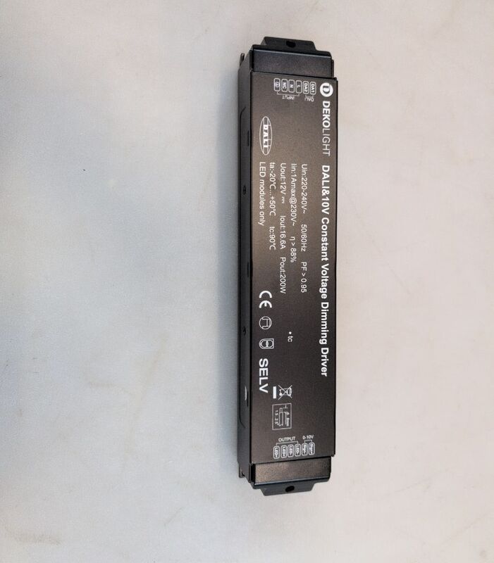 Deko Light LED Trafo Konstantspannung 12V 16,7A 200W IP20 schwarz 310x60x45mm - 4042943159571