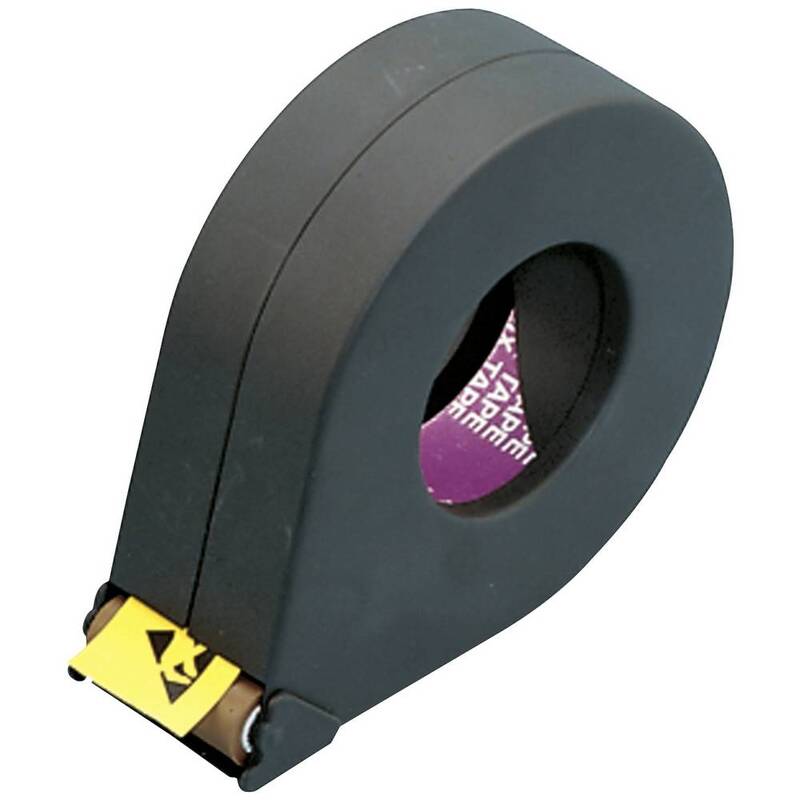 BJZ Klebeband-Abroller Handabroller Schwarz Bandabroller Rollenbreite 50 mm - 4057989608846