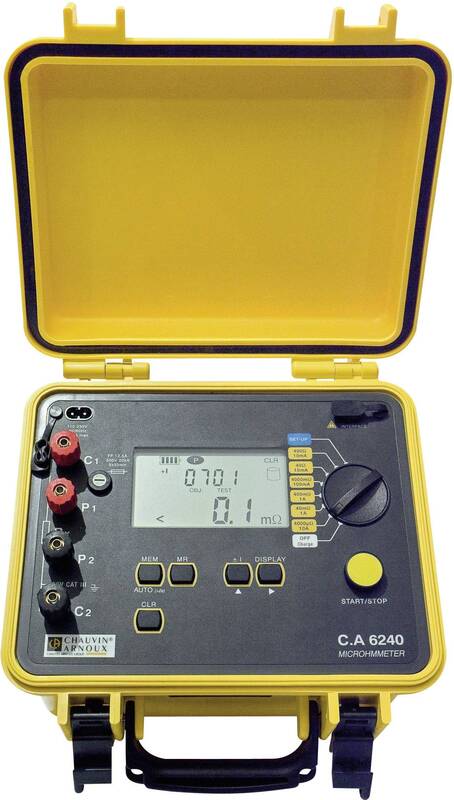 Chauvin Arnoux C.A 6240 Micro-Ohmmeter Ohmmessgerät Widerstandsmessgerät - 3760171413593