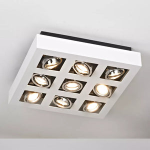 B-Ware Hell leuchtende LED-Deckenlampe Vince, 9-flammig Lampe Leuchte Deckenlampe 5W