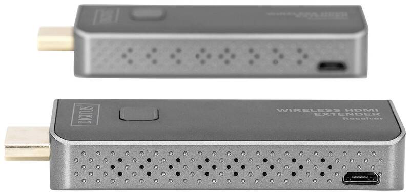 DIGITUS HDMI ExtenderSet Wireless Video Audio Schwarz 50m Plug Play USB - 4016032478744