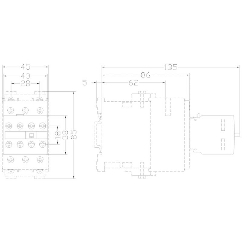 Siemens Hilfsschalterblock Schaltgerät 2NO2NC Ordnungsziffer S0 Schraubanschluss - 4011209548046