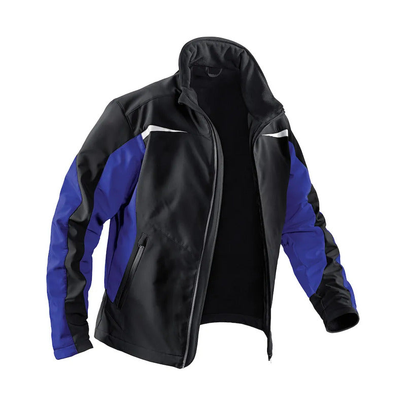 Kübler Softshell Jacke Pulsschlag Größe L Arbeitsjacke schwarz/kornblumenblau - 4053813035734