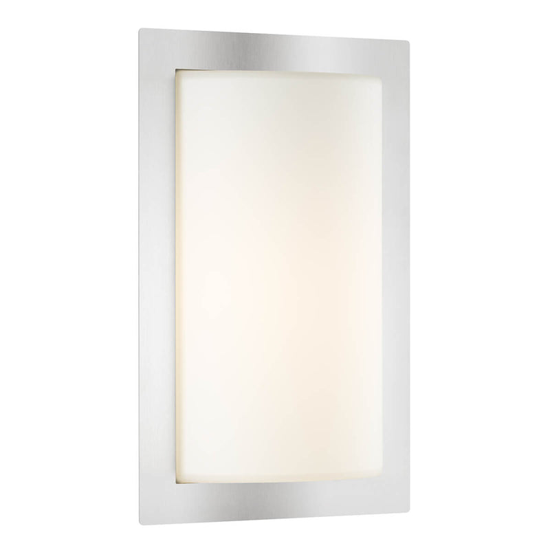 LCD Außenwandleuchte Luis Edelstahl mit Bewegungsmelder IP44 Gartenlampe - 8033239458375