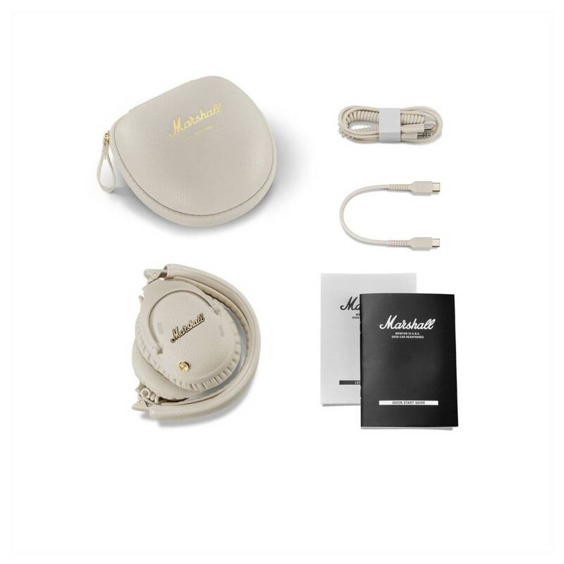 Marshall Over Ear Kopfhörer Monitor III A.N.C Bluetooth Headset beige 70h Akku - 7340055411479