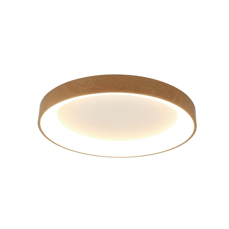 Mantra Iluminación Deckenlampe Niseko II LED Lampe dimmbar Holzfarbe Ø50cm - 8435153285875