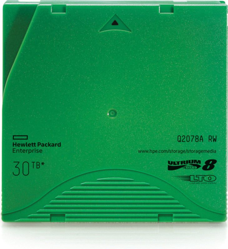 Hewlett Packard HPE LTO-8 Ultrium Bandkassette 30TB RW-Datenkassette 960m grün - 4549821150618