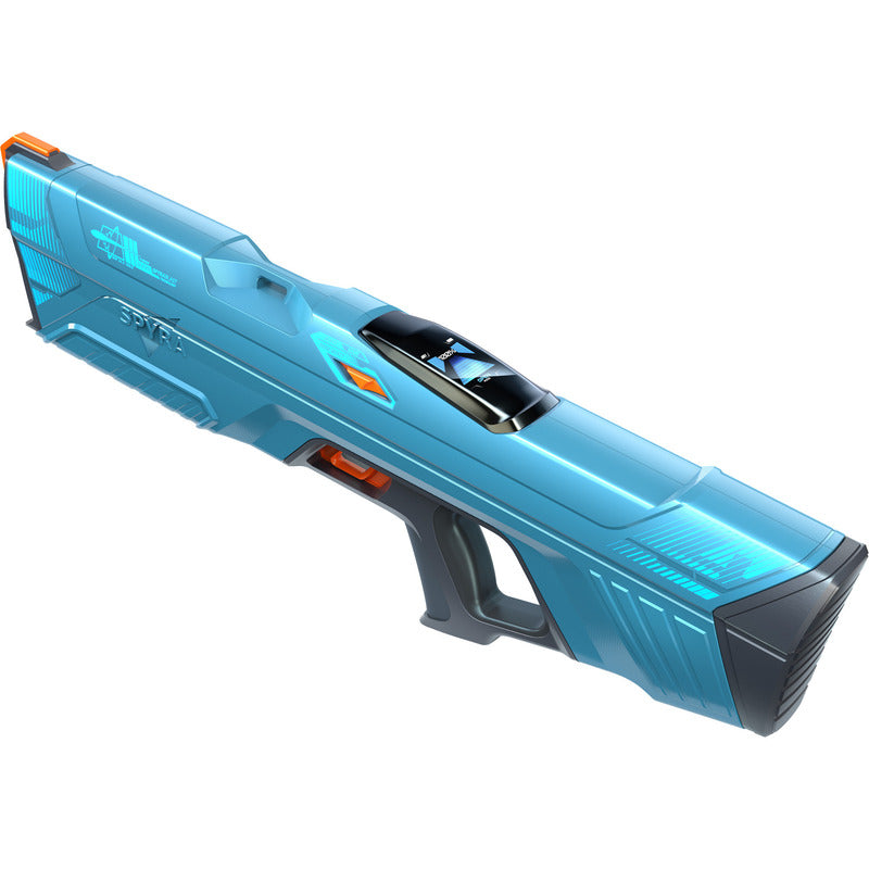 SPYRA Electric Water Blaster  Outdoor Squirt Gun for Pool Games  SpyraFour  Blue - 4260747380698