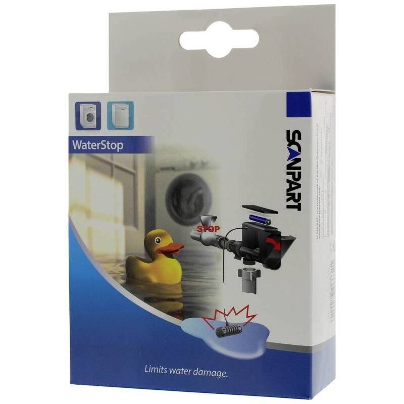 ScanPart Wasserstoppventil Uni Wasser Stop Schutz vor Überschwemmungen schwarz - 4012074066321