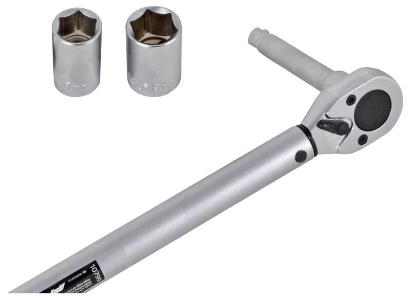 KFZ-Drehmomentschlüssel Set 1/2" 40-210 Nm mit Knarre von Formula 565 mm - 4008153016561