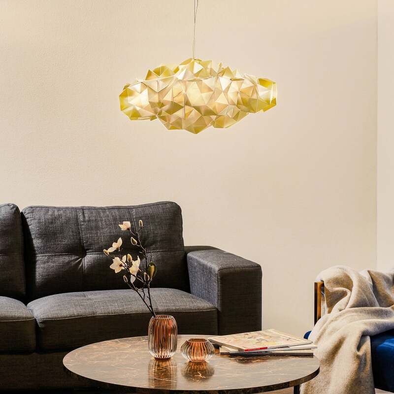 Slamp Hängeleuchte Drusa LED Pendelleuchte Lampe creme Designer Adriano Rachele - 8024727074269