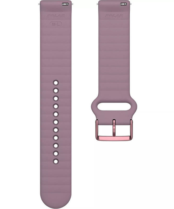 Polar Armband Uhrband Ersatzband Silikon Band Sport Glatt Lila 20 mm Größe S M L - 0725882063614