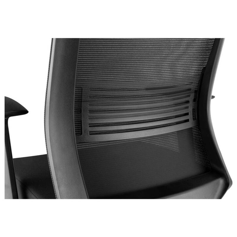 SpeaKa Professional Bürodrehstuhl ergonomisch SP-MOC-001 schwarz 150kg - 4064161408996