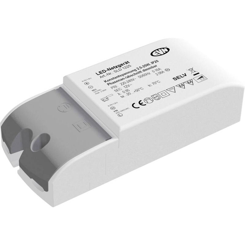 EVN LED Trafo Netzteil Transformator Konstantspannung 12V DC Dimmbar SLD1225 - 4037293004862