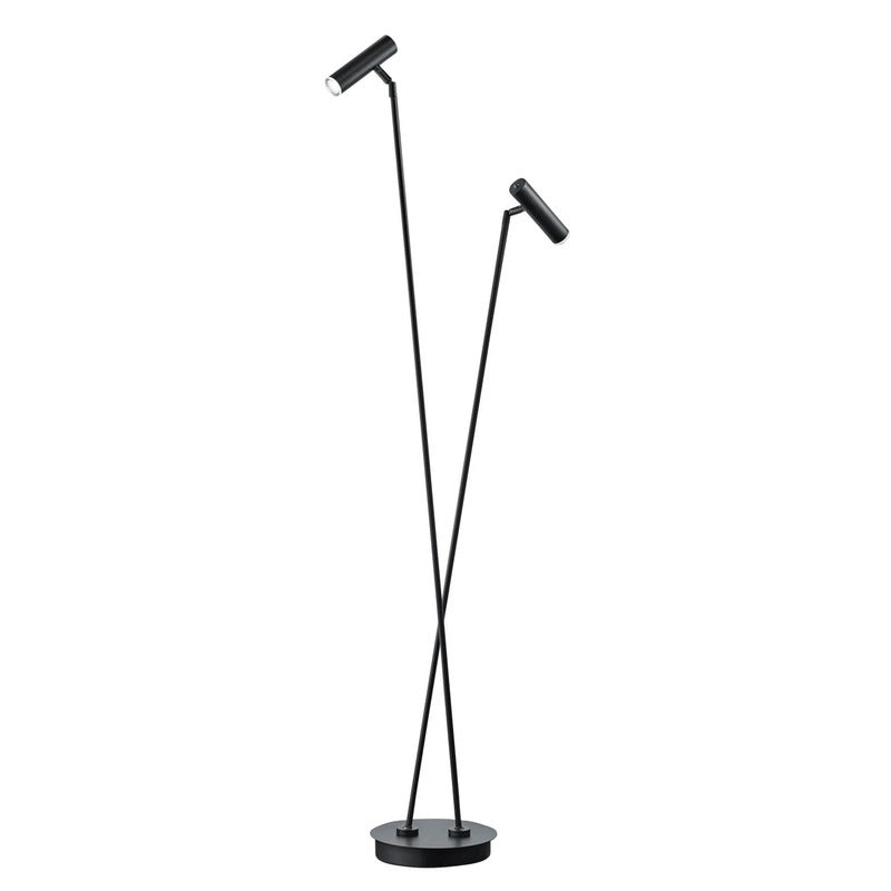 HELL Tom LED Floor Lamp, 2-bulb, Black - 4045542225845
