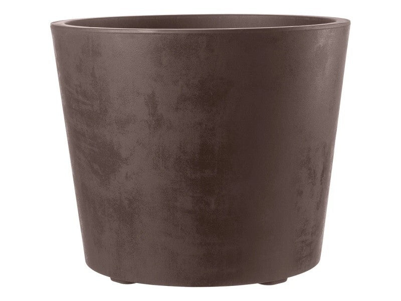 Deroma Pflanztopf Millennium mit Rollen Gartenpflanze Ø59cm braun frostbeständig - 0191942106551