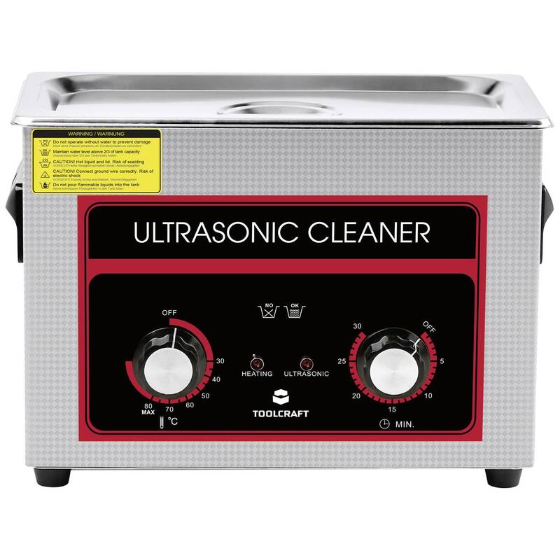 TOOLCRAFT USC-450 Ultraschallreiniger Schmuck Werkstatt Bürobedarf 380 W 4.5 l - 4064161294124