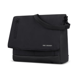 B-Ware ABC Design Wickeltasche Urban Coal Vegan Leder schwarz Wickelunterlage Beutel