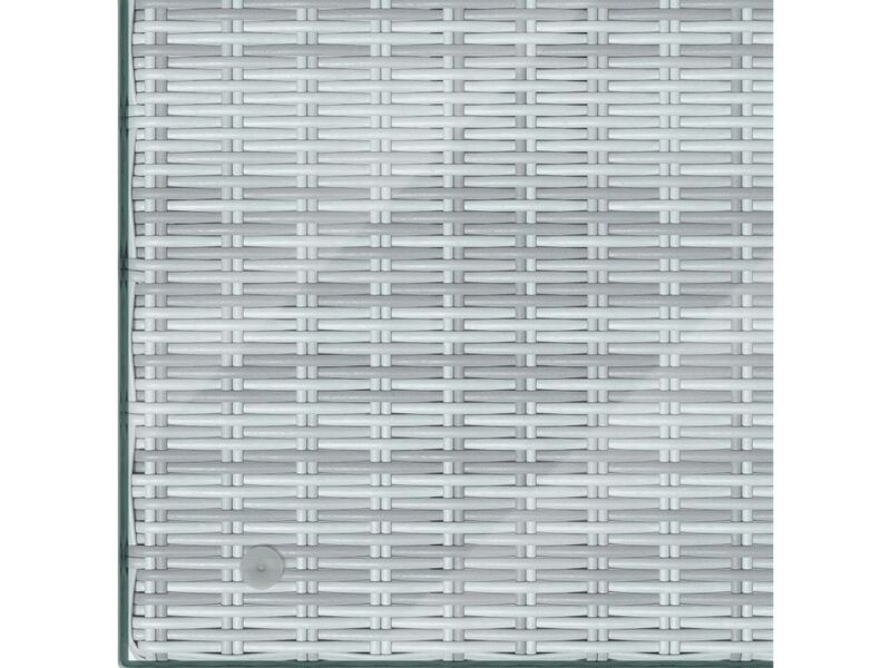 Loungegruppe Luciara 6-teilig Gartenmöbel Stahl Polyrattan Hellgrau-Anthrazit - 4007875112629