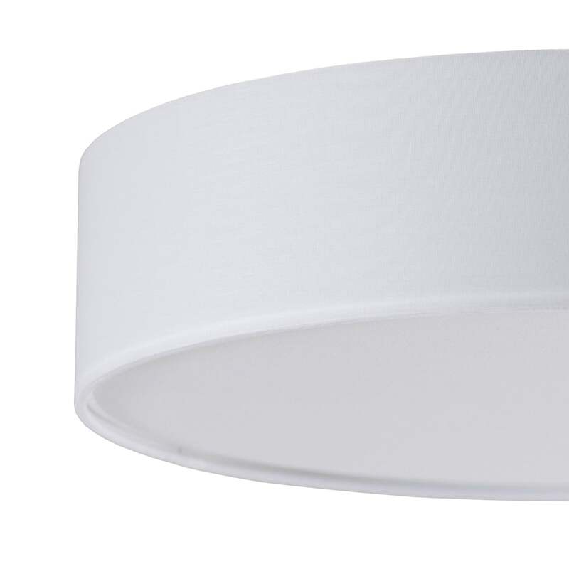 Lindby Deckenlampe Sebatin Hängelampe Lampe Leuchte mit E27-LED Ø 50 cm weiß - 4251096503074