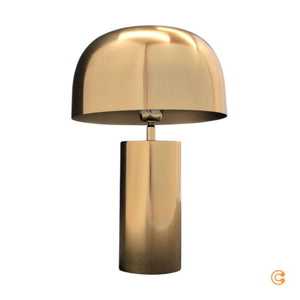 B-Ware KARE Tischleuchte Loungy Gold Lampe E14 Leuchte gold 38cm Höhe 1x15W LED